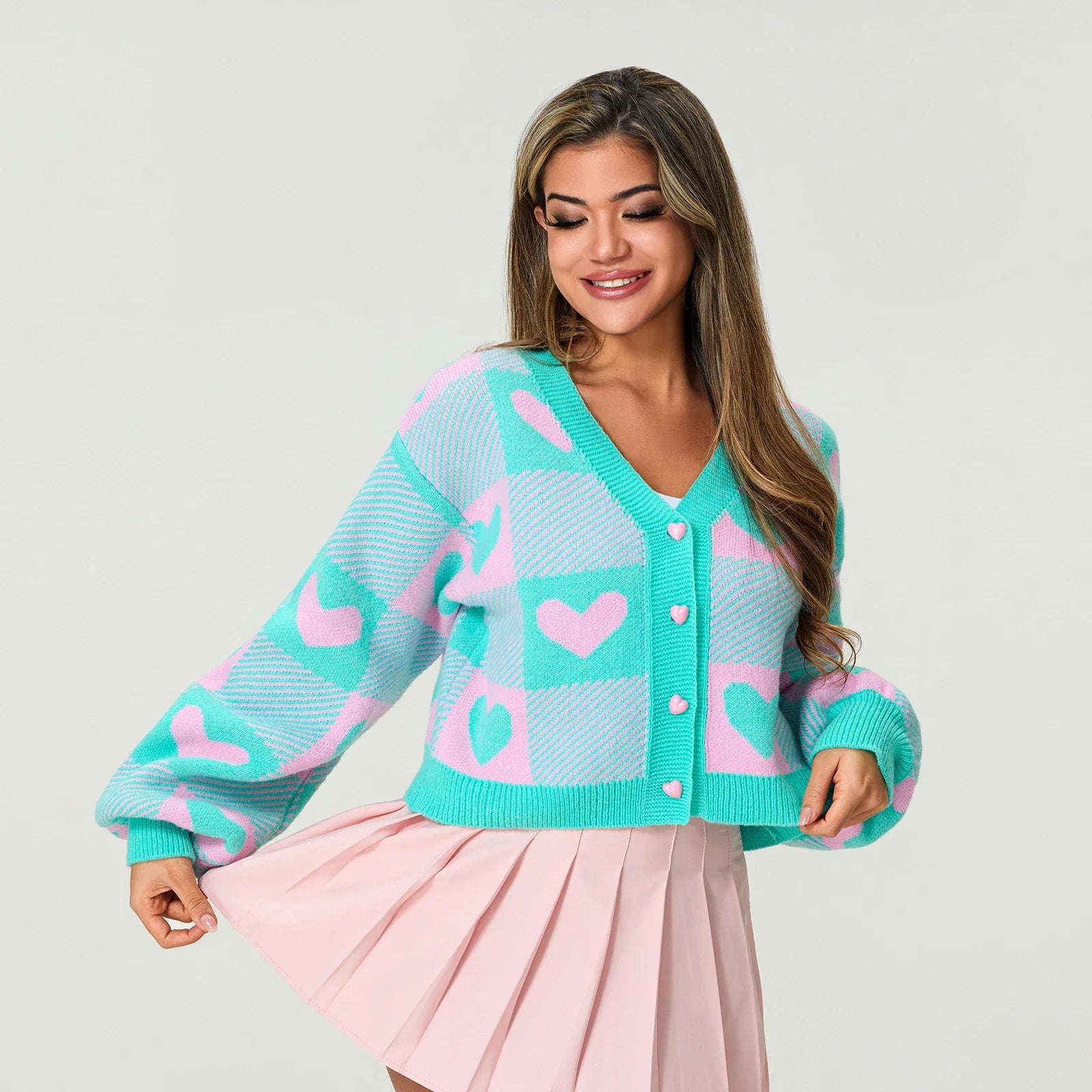Fiona HeartPop™ Pastell Cardigan