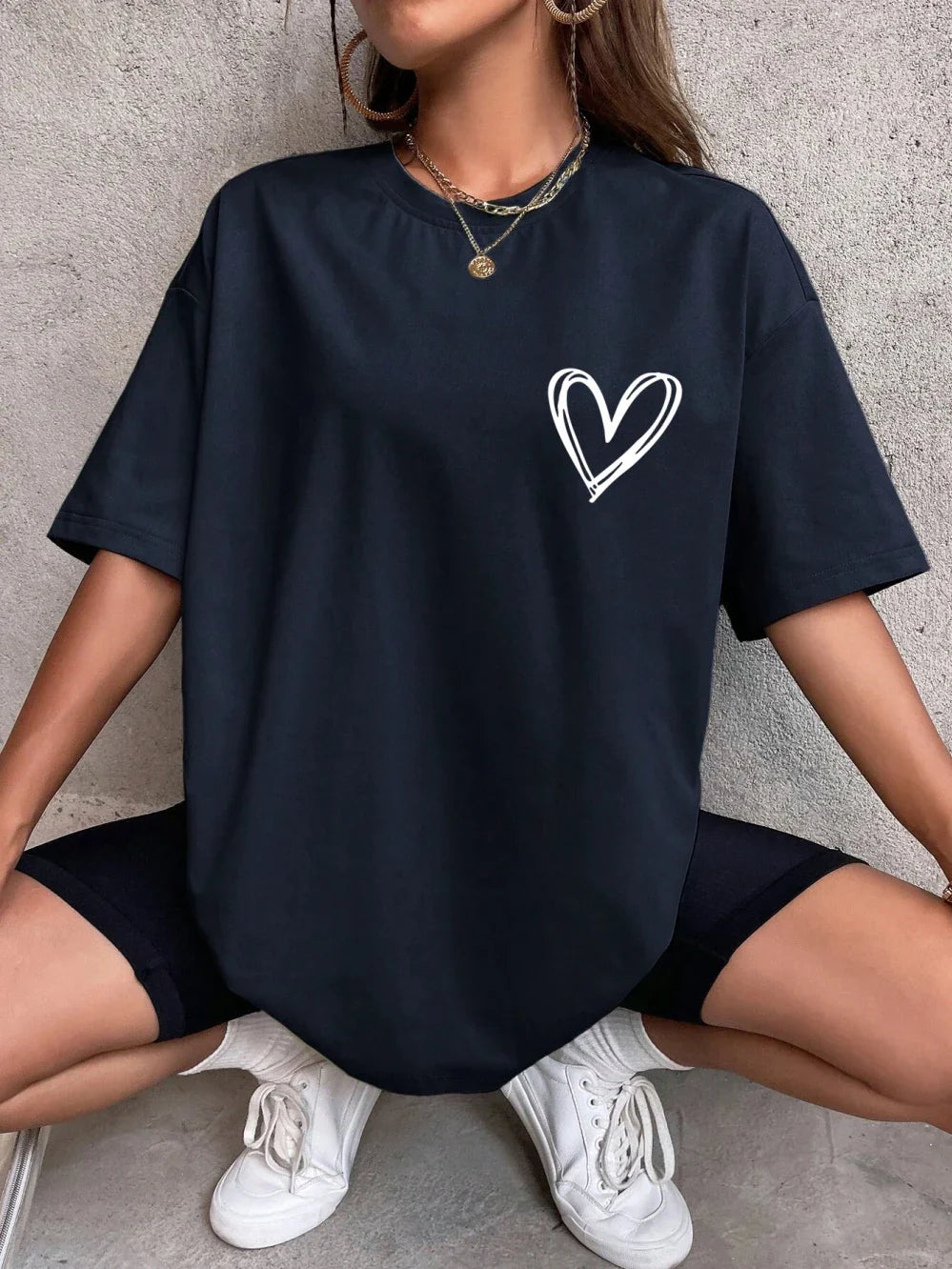 Simple Love Oversized Tee