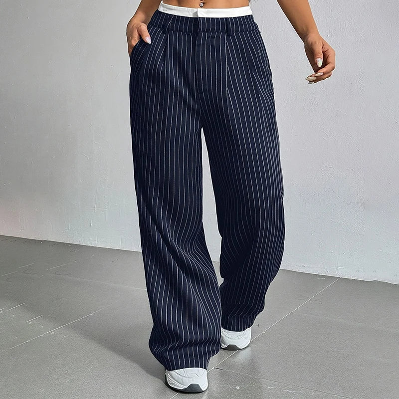Nova Drift Pinstripe Trousers