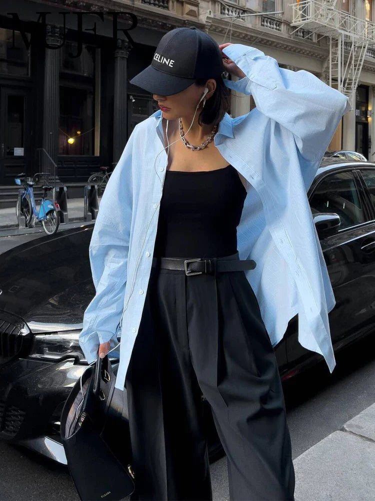 Zita Urban Layers Oversized Shirt