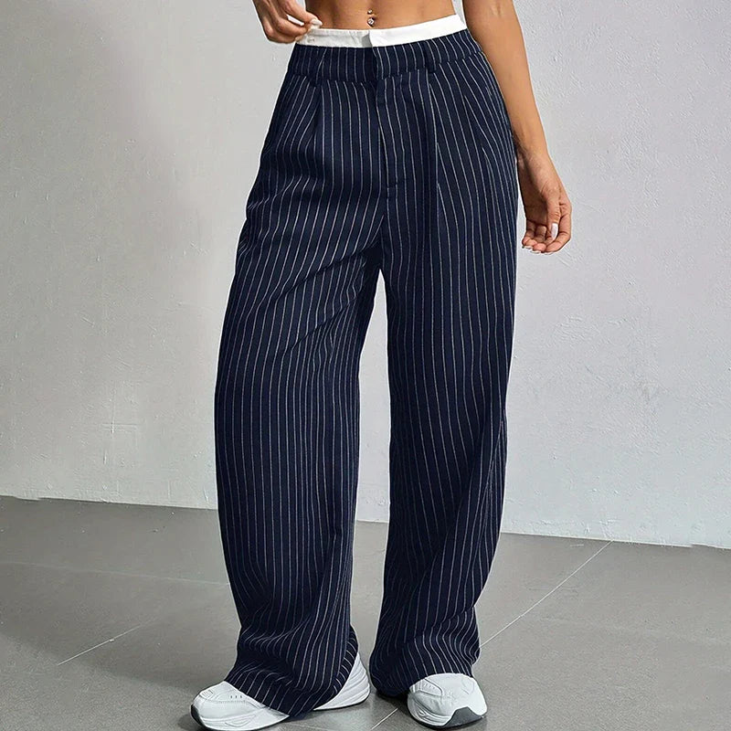 Nova Drift Pinstripe Trousers