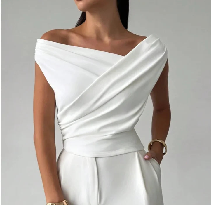 Delilah Off-Shoulder Wrap Top