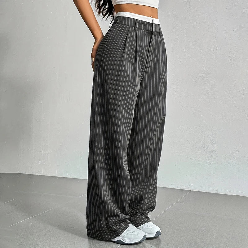 Nova Drift Pinstripe Trousers