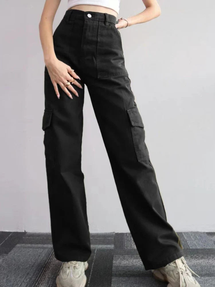 Talia Wide-Leg Cargo Pants