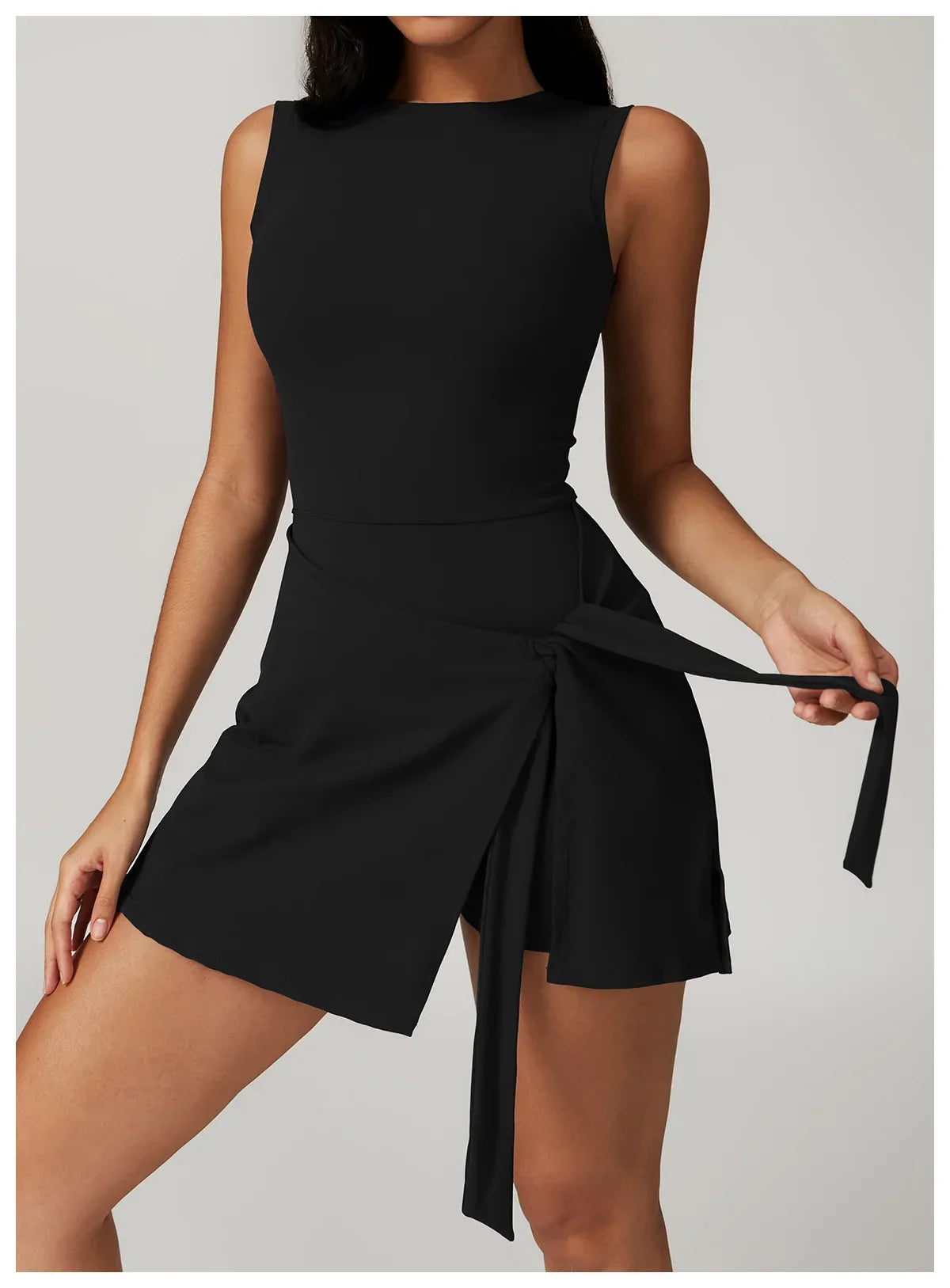 ActiveCore Wrap Mini Dress