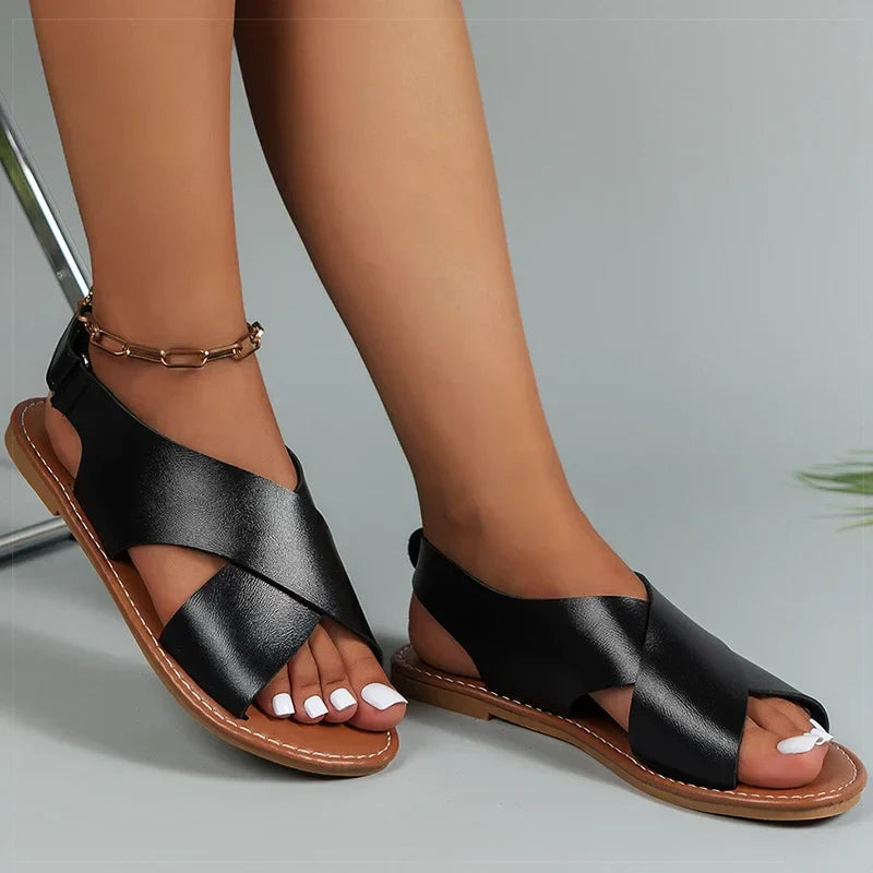 BaliStride™ Cross Strap Sandals