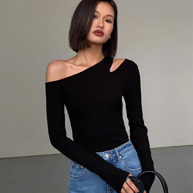 Zahara Asymmetric Cutout Top