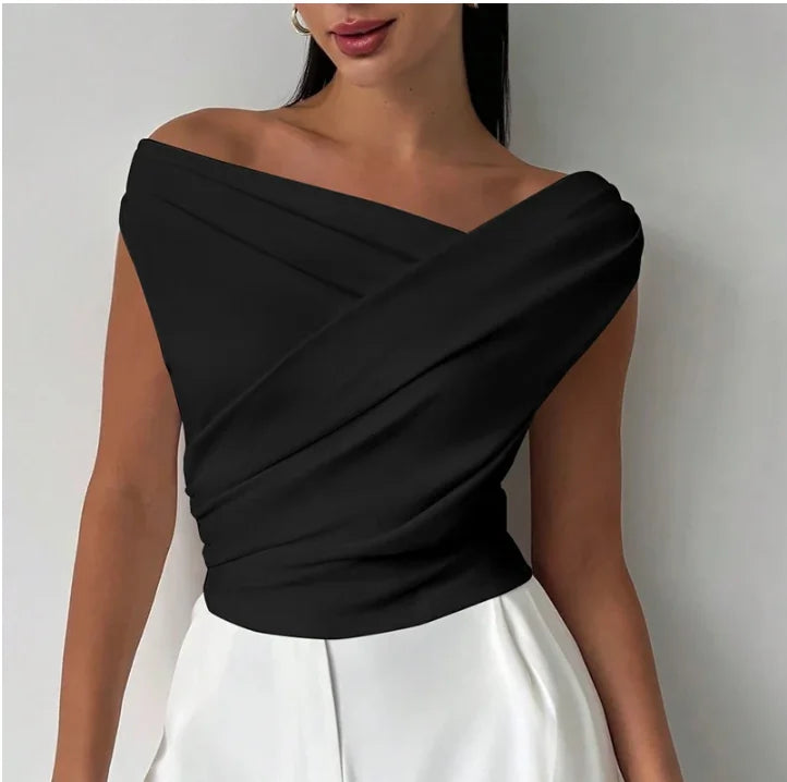 Delilah Off-Shoulder Wrap Top